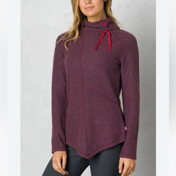 Prana Mattea Sweater in Red Plum - Small - Picture 1 of 8